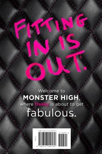 Monster High by Lisi Harrison Back Cover